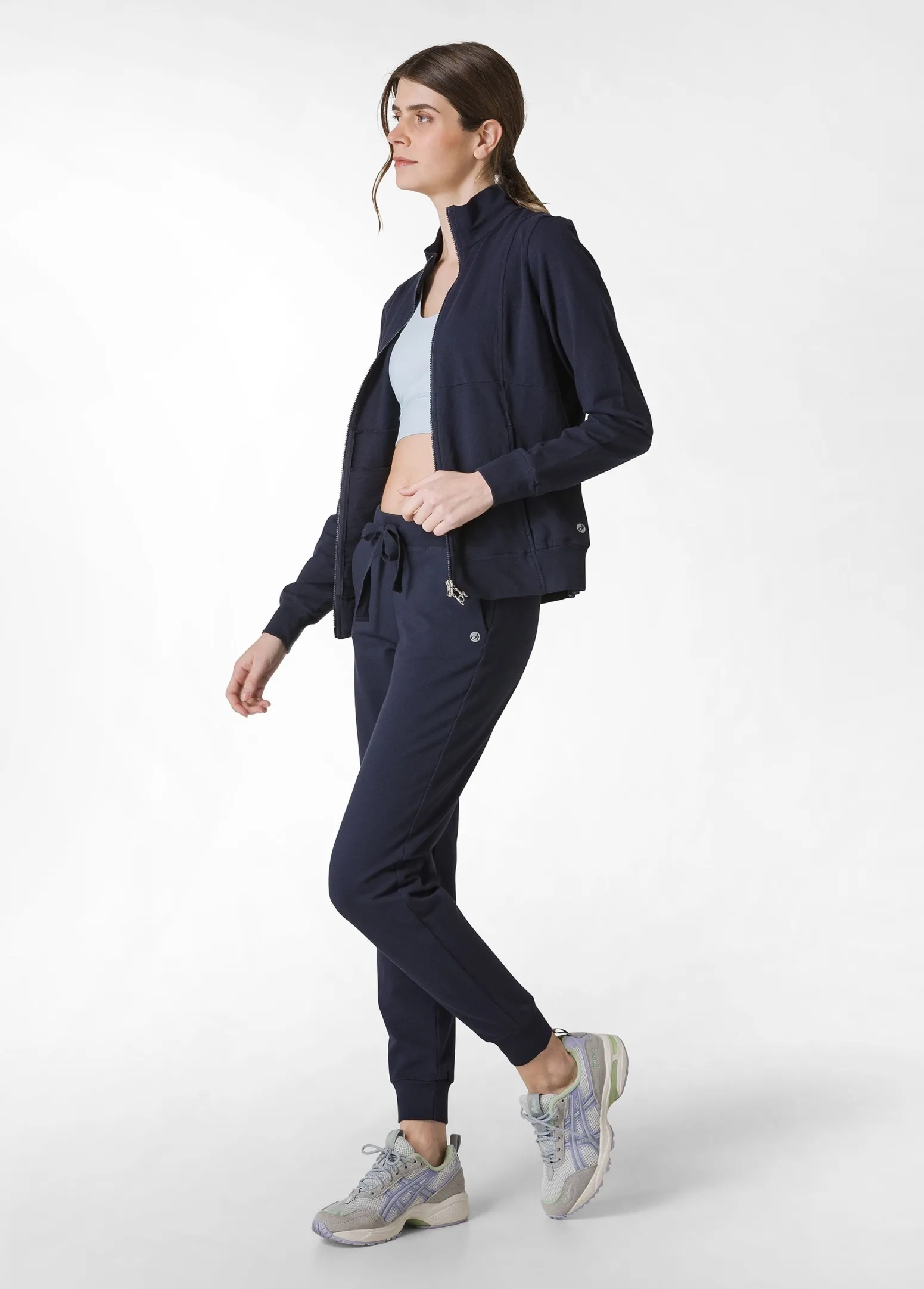 DEHA Felpe & Maglieria*Felpa Leggera Core Con Zip Blu
