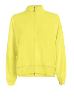 DEHA Felpe & Maglieria*Felpa Leggera Misto Viscosa Con Zip Blu