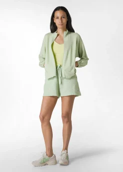 DEHA Felpe & Maglieria*Felpa Leggera Misto Viscosa Con Zip Verde