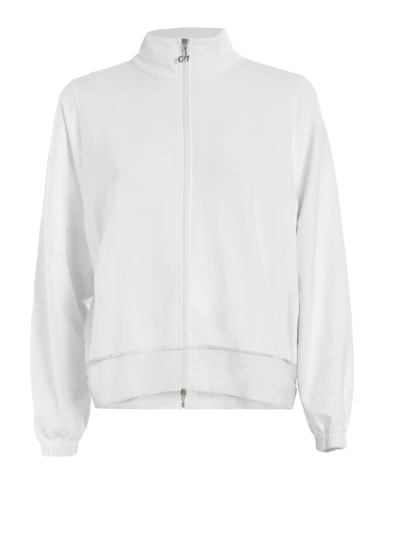 DEHA Felpe & Maglieria*Felpa Leggera Misto Viscosa Con Zip Bianco