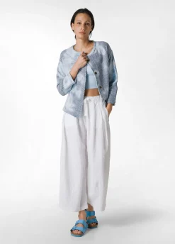 DEHA Giacche E Giubbotti*Giacca In Tweed Effetto Batik Blu