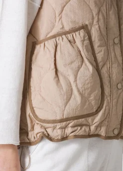 DEHA Giacche E Giubbotti*Gile' Trapuntato Beige
