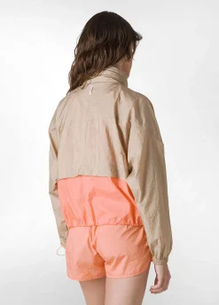 DEHA Giacche E Giubbotti*Giubbino Bicolore In Nylon Arancio