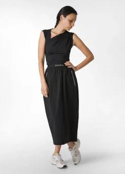 DEHA Vestiti, Gonne E Tute*Gonna In Nylon Con Logo Nero