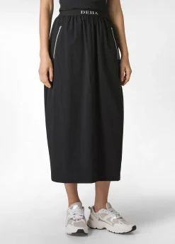 DEHA Vestiti, Gonne E Tute*Gonna In Nylon Con Logo Nero