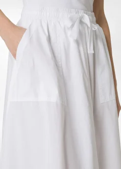 DEHA Vestiti, Gonne E Tute*Gonna Lunga In Popeline Bianco