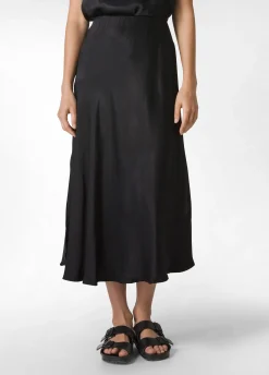 DEHA Vestiti, Gonne E Tute*Gonna Lunga In Raso Nero