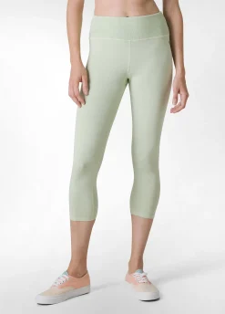 DEHA Leggings & Pantaloni Sportivi*Leggings 7/8 Effetto Vintage Verde