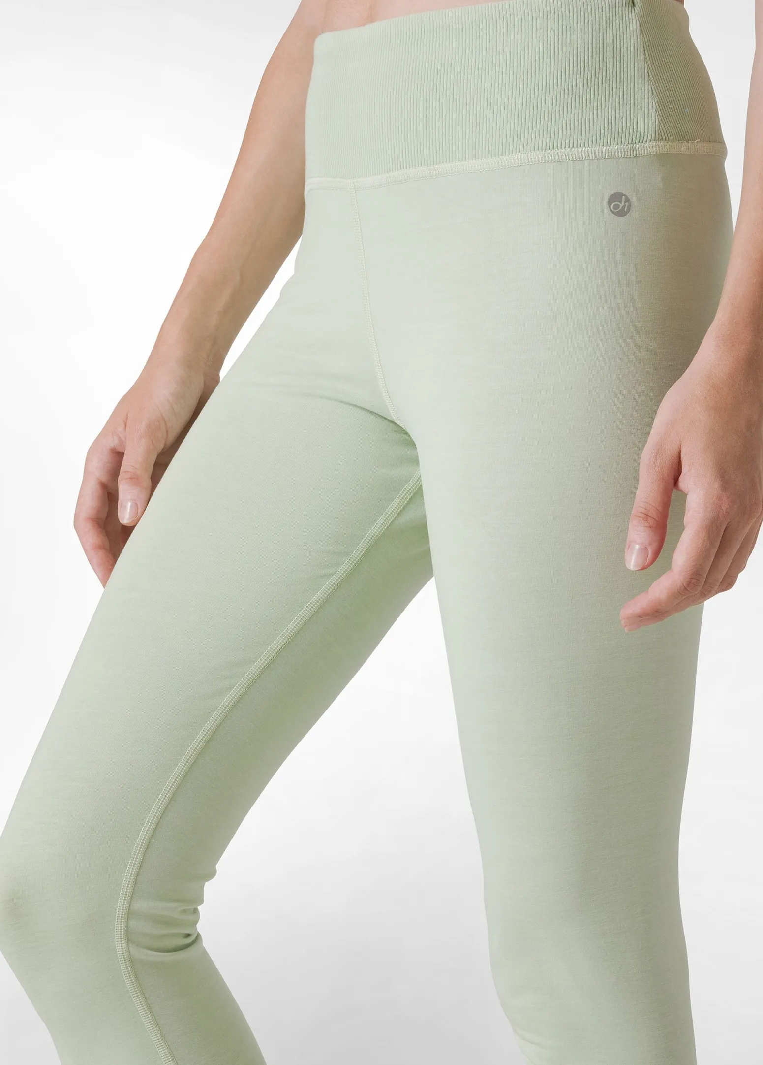 DEHA Leggings & Pantaloni Sportivi*Leggings 7/8 Effetto Vintage Verde