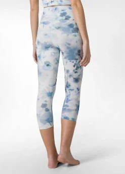 DEHA Leggings & Pantaloni Sportivi*Leggings 7/8 In Microfibra Riciclata Stampata Blu