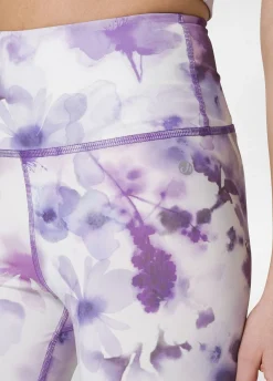 DEHA Leggings & Pantaloni Sportivi*Leggings 7/8 In Microfibra Riciclata Stampata Viol