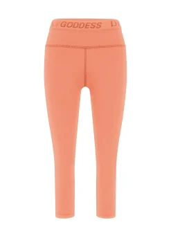 DEHA Leggings & Pantaloni Sportivi*Leggings 7/8 Jersey-Stretch Arancio