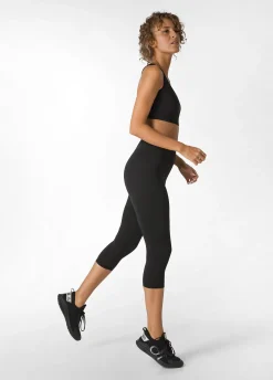 DEHA Leggings & Pantaloni Sportivi*Leggings 7/8 Jersey-Stretch Nero