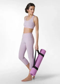 DEHA Leggings & Pantaloni Sportivi*Leggings 7/8 Jersey-Stretch Viola
