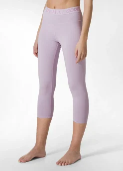 DEHA Leggings & Pantaloni Sportivi*Leggings 7/8 Jersey-Stretch Viola
