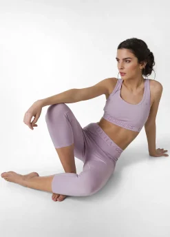 DEHA Leggings & Pantaloni Sportivi*Leggings 7/8 Jersey-Stretch Viola