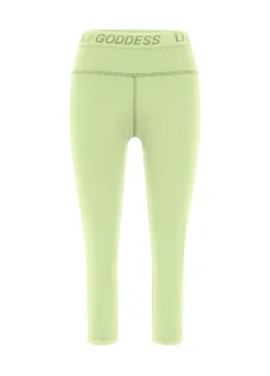 DEHA Leggings & Pantaloni Sportivi*Leggings 7/8 Jersey-Stretch Verde