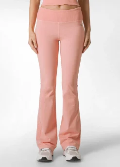 DEHA Pantaloni*Leggings Svasato Effetto Vintage Arancio