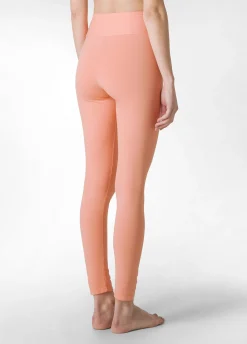 DEHA Leggings & Pantaloni Sportivi*Leggings Vita Alta Arancio