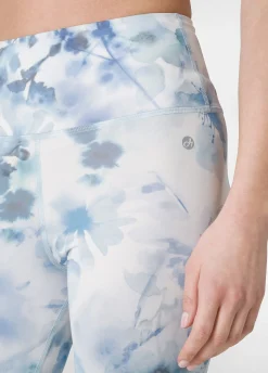 DEHA Leggings & Pantaloni Sportivi*Leggings Yoga In Microfibra Riciclata Stampata Blu