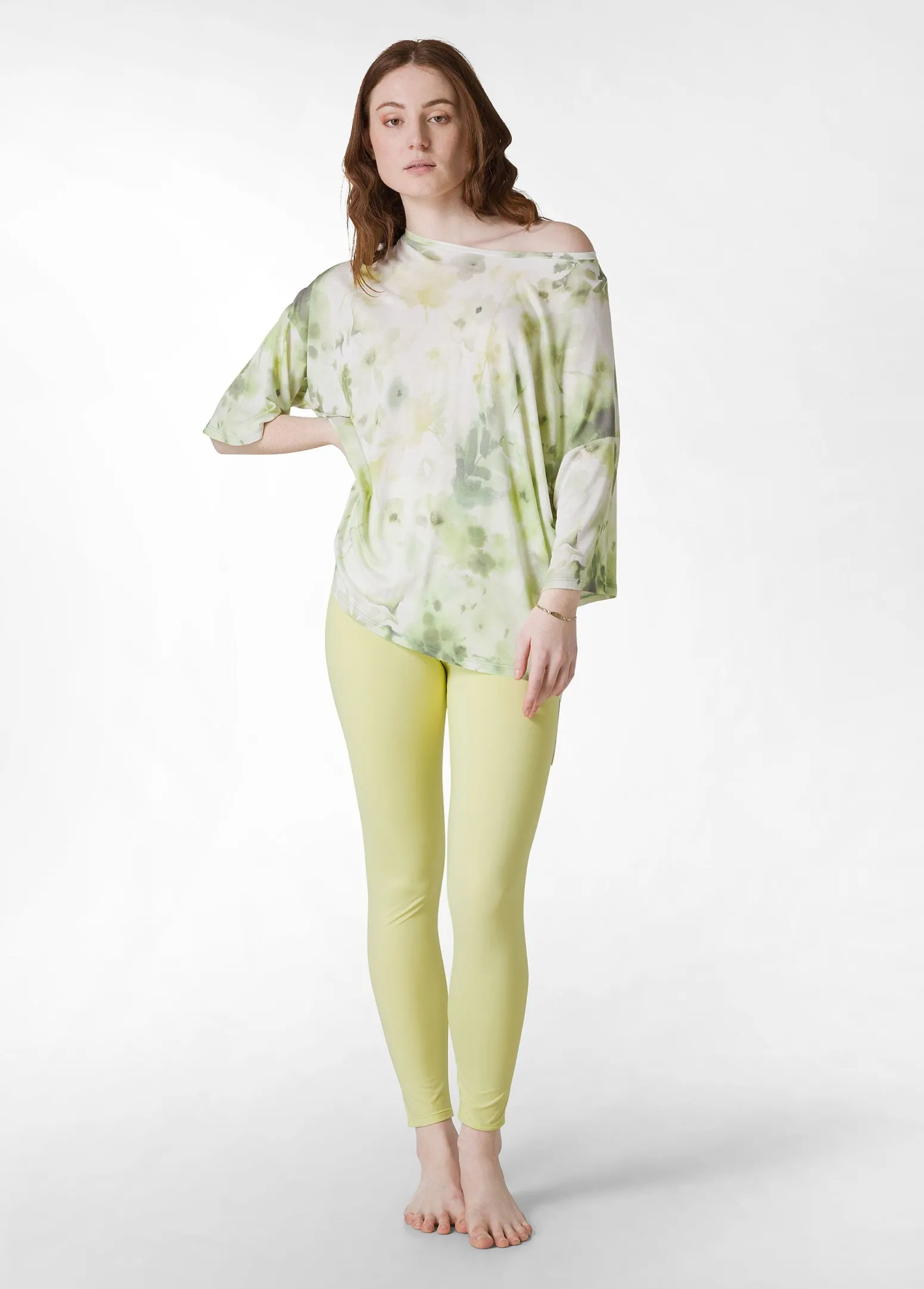 DEHA Leggings & Pantaloni Sportivi*Leggings Yoga In Microfibra Riciclata Giallo