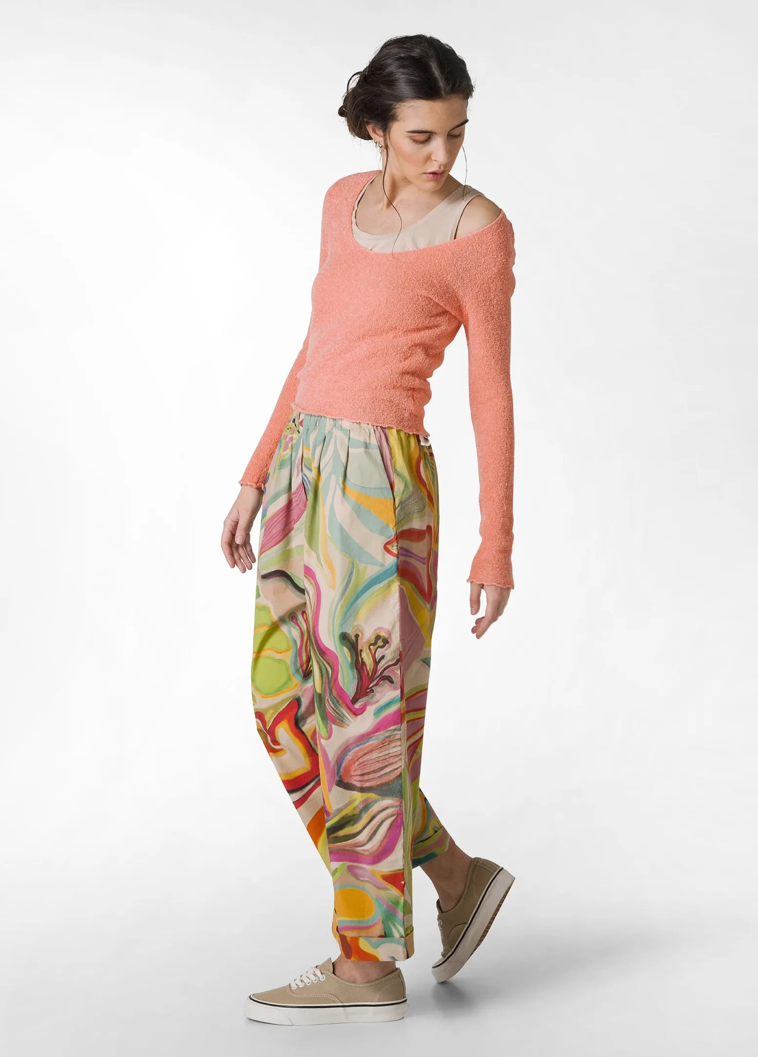 DEHA Felpe & Maglieria*Maglia Boucle' Arancio