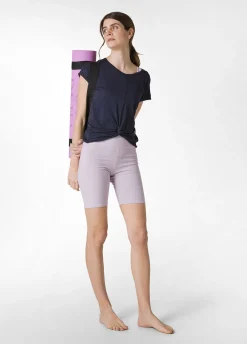 DEHA Pantaloncini Sportivi*Pantaloncino Ciclista Jersey Stretch Viola