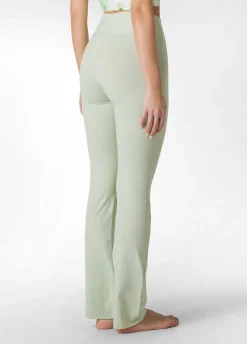 DEHA Pantaloni*Pantalone Aderente In Jersey Verde