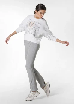 DEHA Pantaloni*Pantalone Aderente In Jersey Grigio