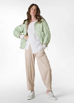 DEHA Pantaloni*Pantalone Balloon In Gabardine Vintage Beige