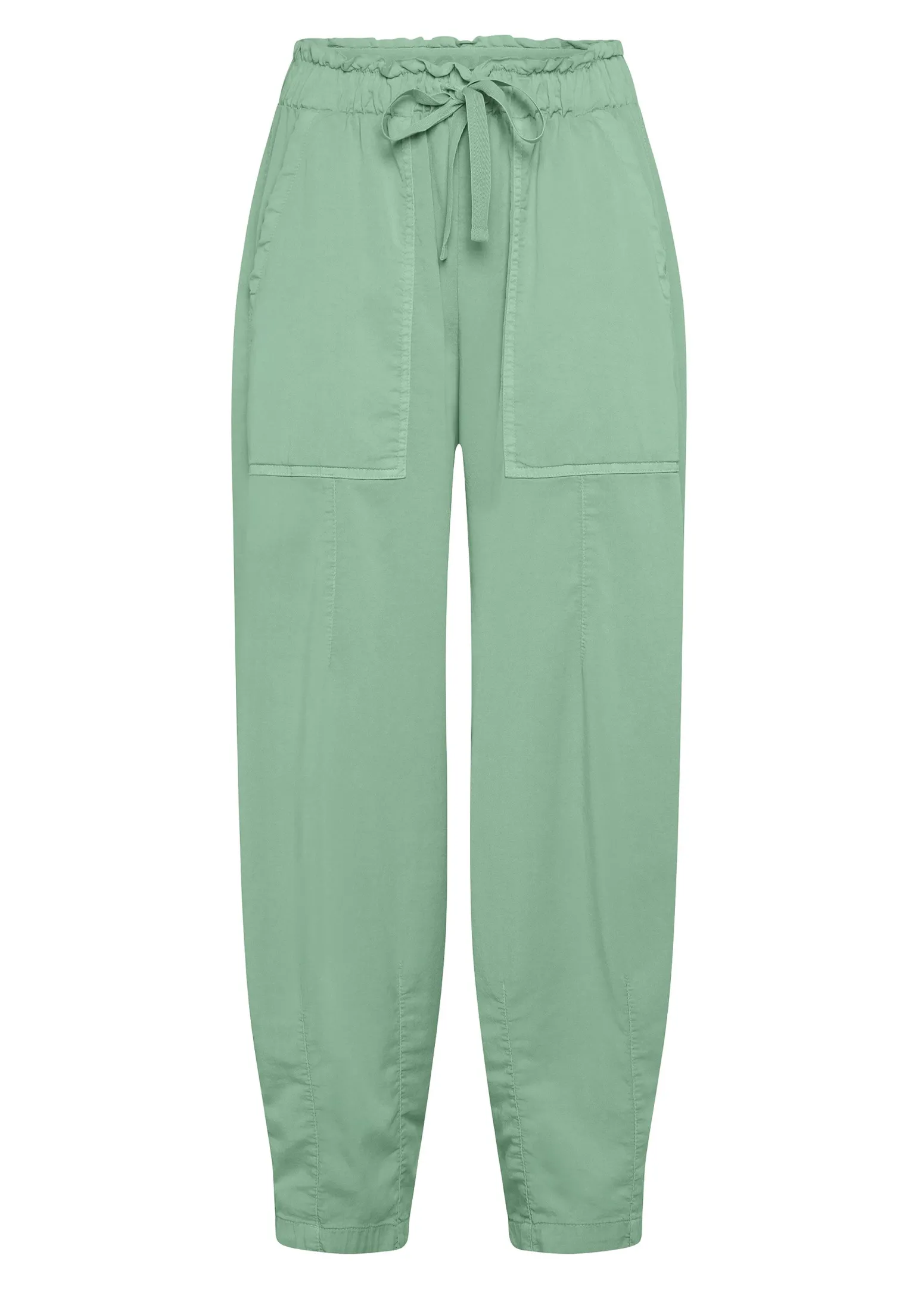 DEHA Pantaloni*Pantalone Balloon In Gabardine Vintage Verde