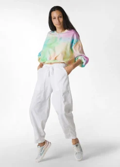 DEHA Pantaloni*Pantalone Balloon In Gabardine Vintage Bianco