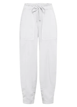 DEHA Pantaloni*Pantalone Balloon In Gabardine Vintage Bianco