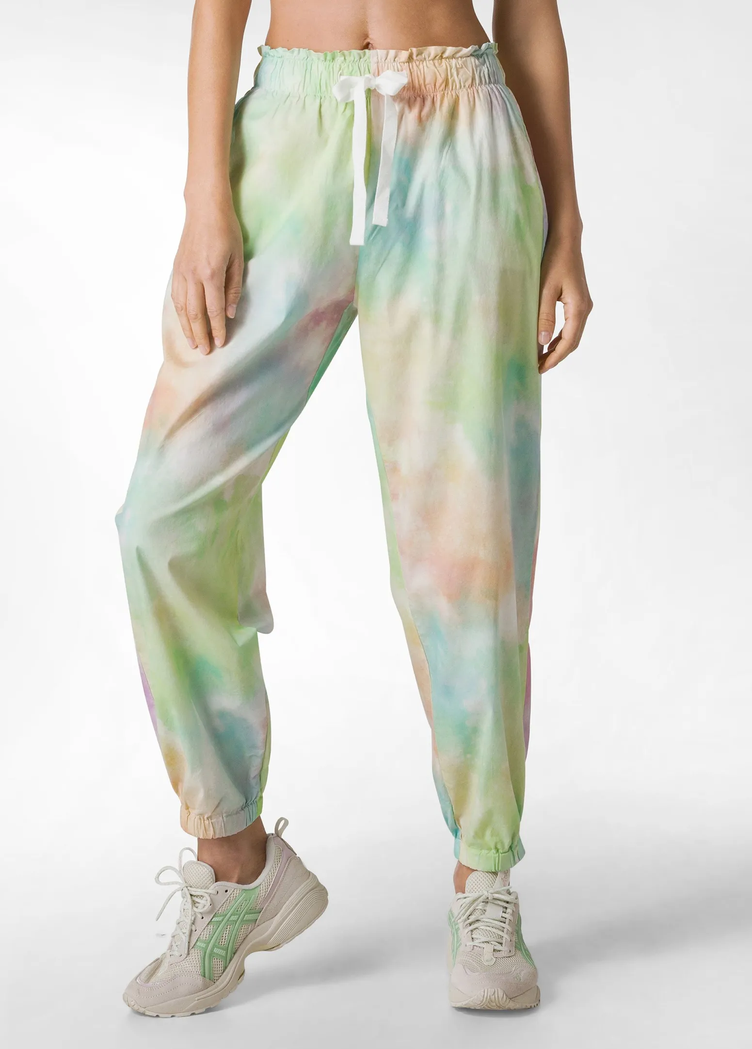 DEHA Pantaloni*Pantalone Balloon In Popeline Stampa Fade Away Oth