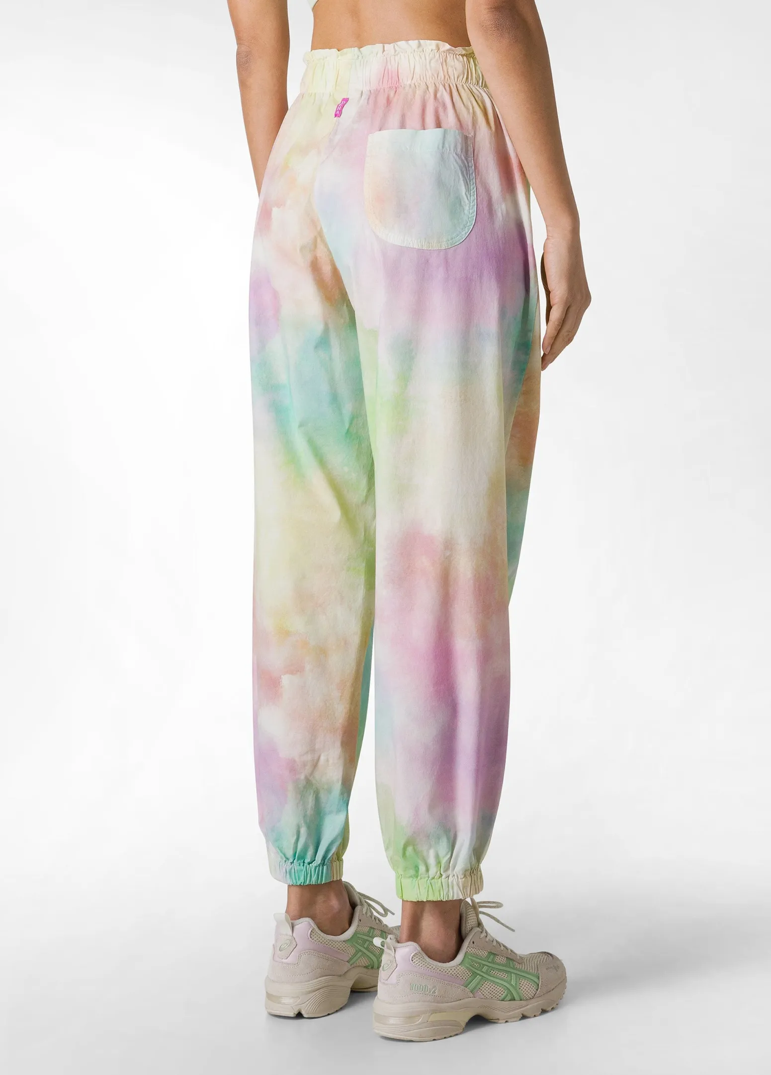 DEHA Pantaloni*Pantalone Balloon In Popeline Stampa Fade Away Oth