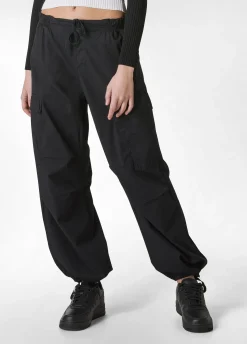 DEHA Pantaloni*Pantalone Cargo In Popeline Nero