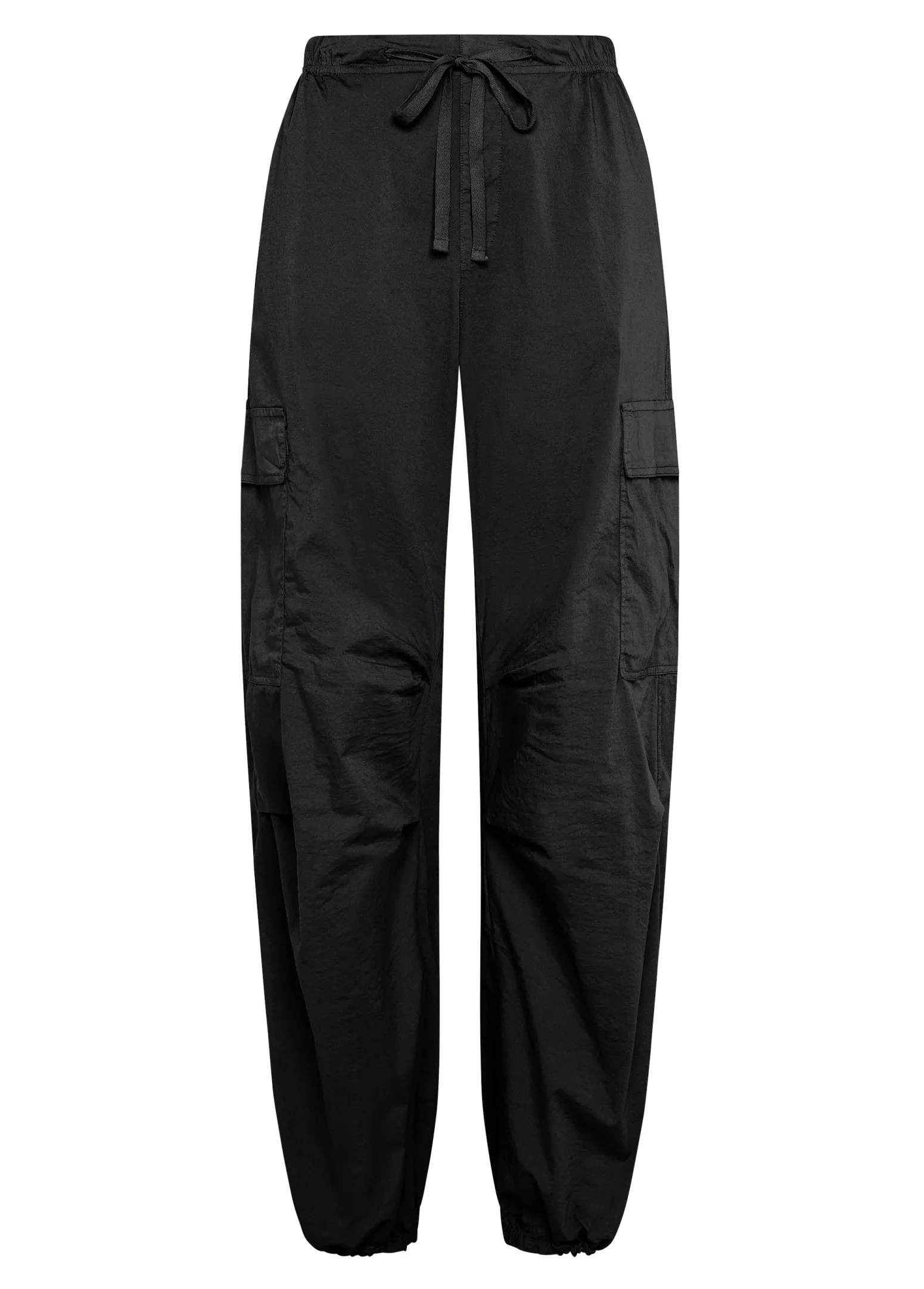 DEHA Pantaloni*Pantalone Cargo In Popeline Nero