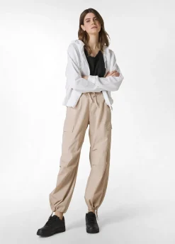 DEHA Pantaloni*Pantalone Cargo In Popeline Beige