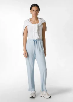 DEHA Pantaloni*Pantalone Comfort Di Viscosa Gamba Dritta Blu