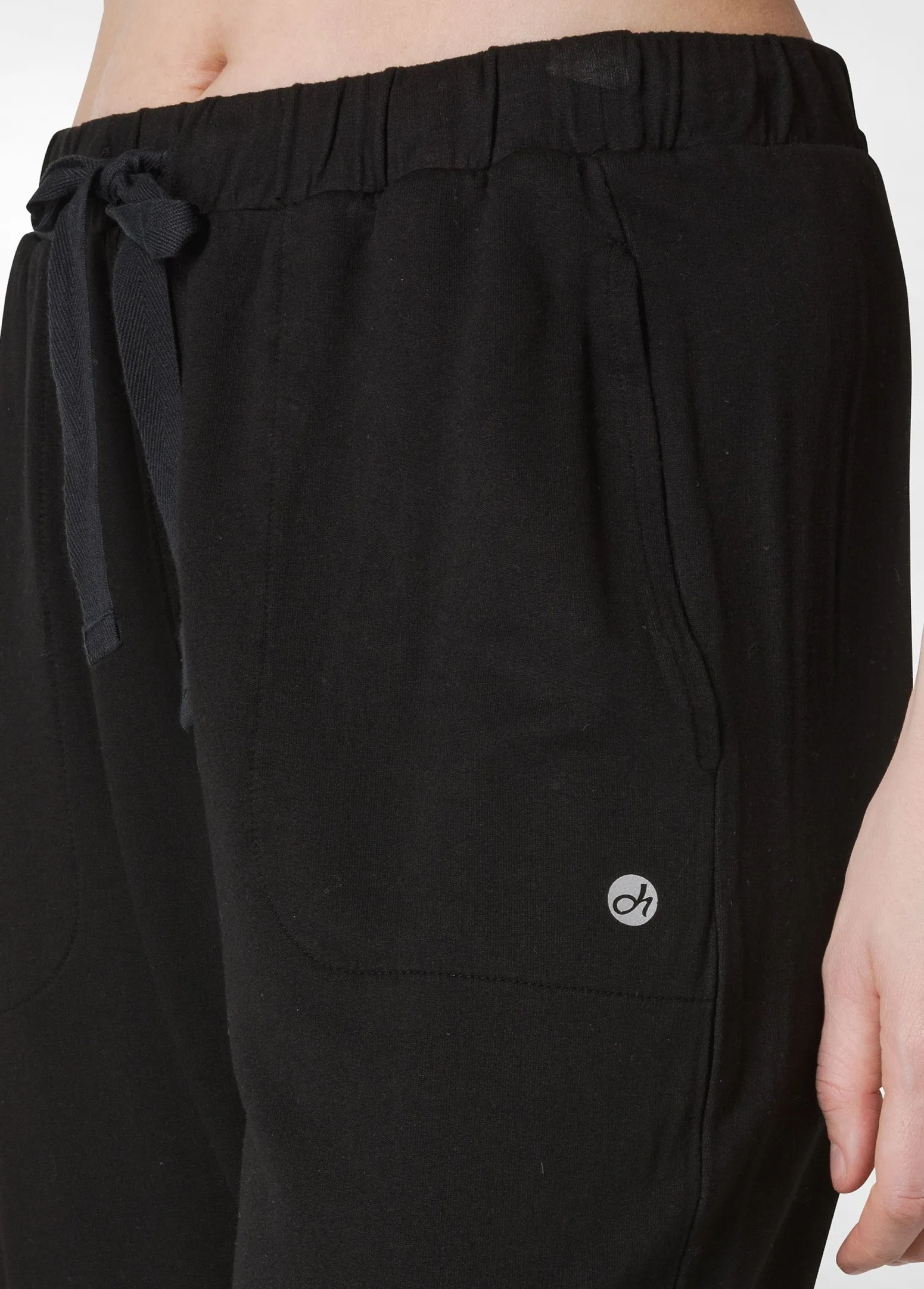 DEHA Pantaloni*Pantalone Comfort Di Viscosa Gamba Dritta Nero