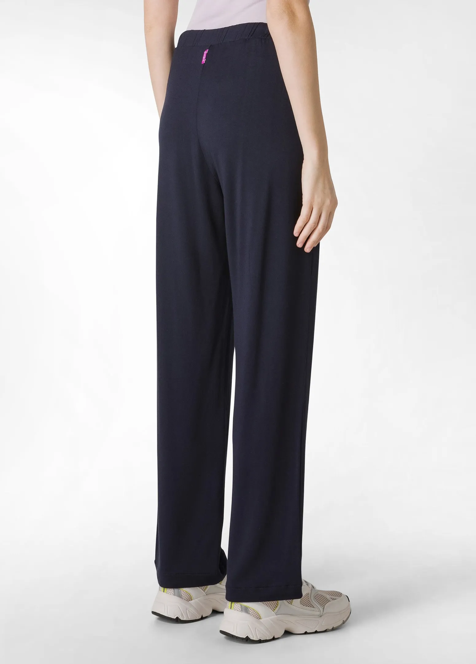 DEHA Pantaloni*Pantalone Comfort Di Viscosa Gamba Dritta Blu