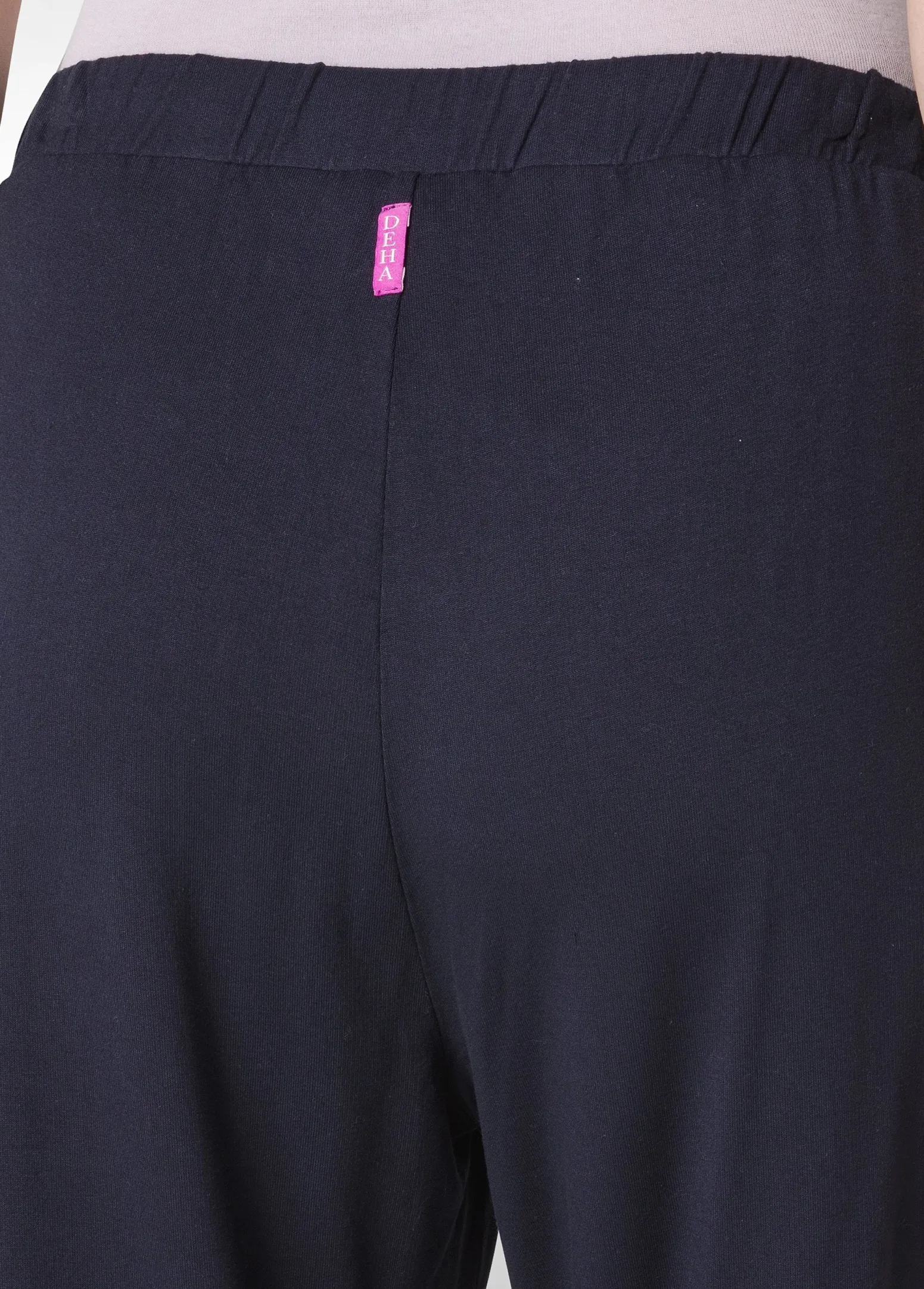 DEHA Pantaloni*Pantalone Comfort Di Viscosa Gamba Dritta Blu