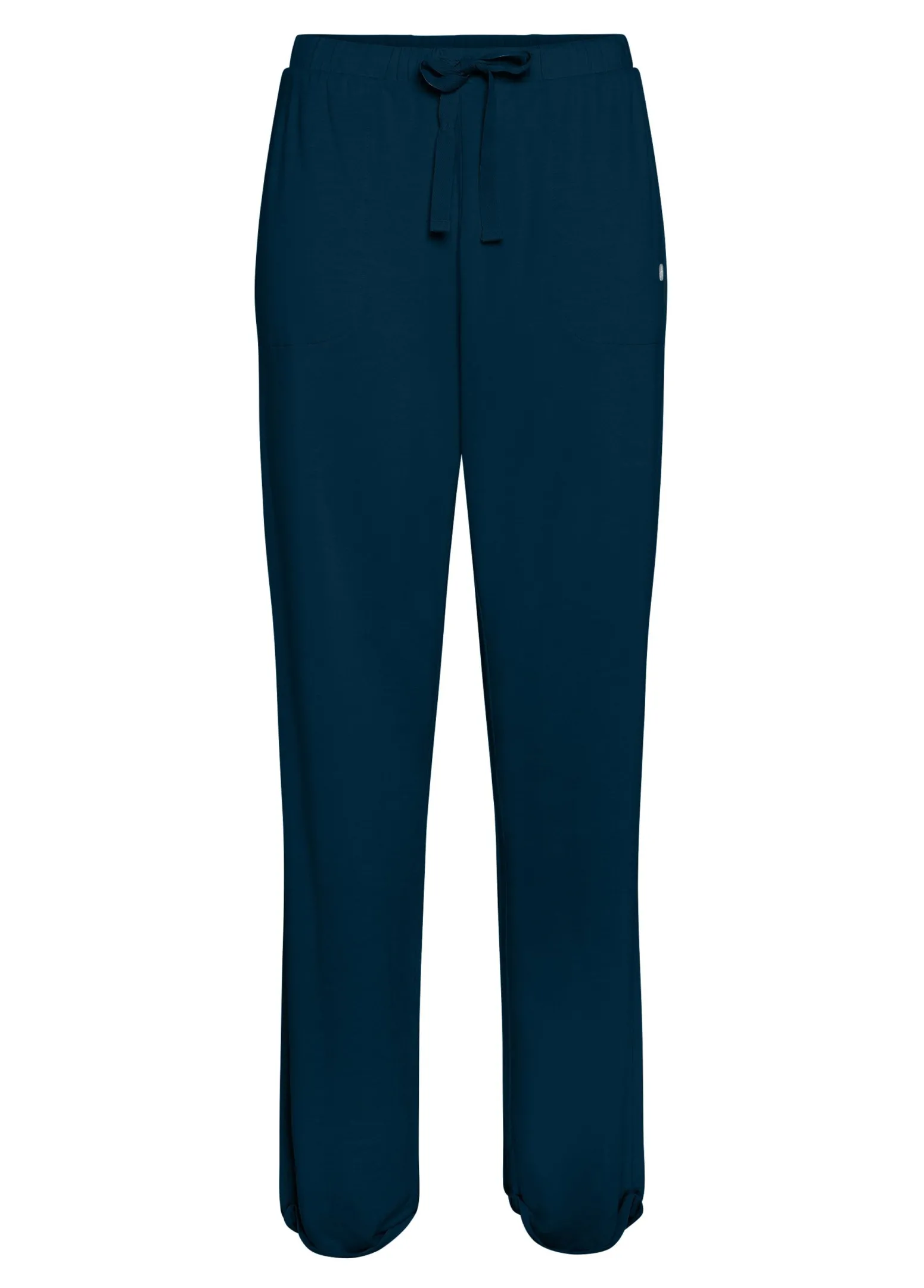 DEHA Pantaloni*Pantalone Comfort Di Viscosa Gamba Dritta Blu