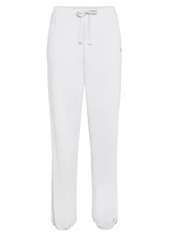 DEHA Pantaloni*Pantalone Comfort Di Viscosa Gamba Dritta Bianco