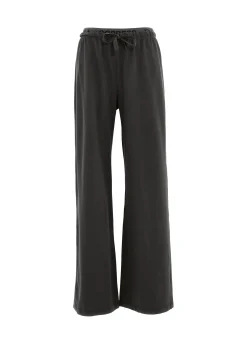DEHA Pantaloni*Pantalone Core Gamba Larga In Jersey Nero