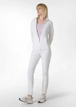 DEHA Pantaloni*Pantalone Core In Felpa Leggera Bianco