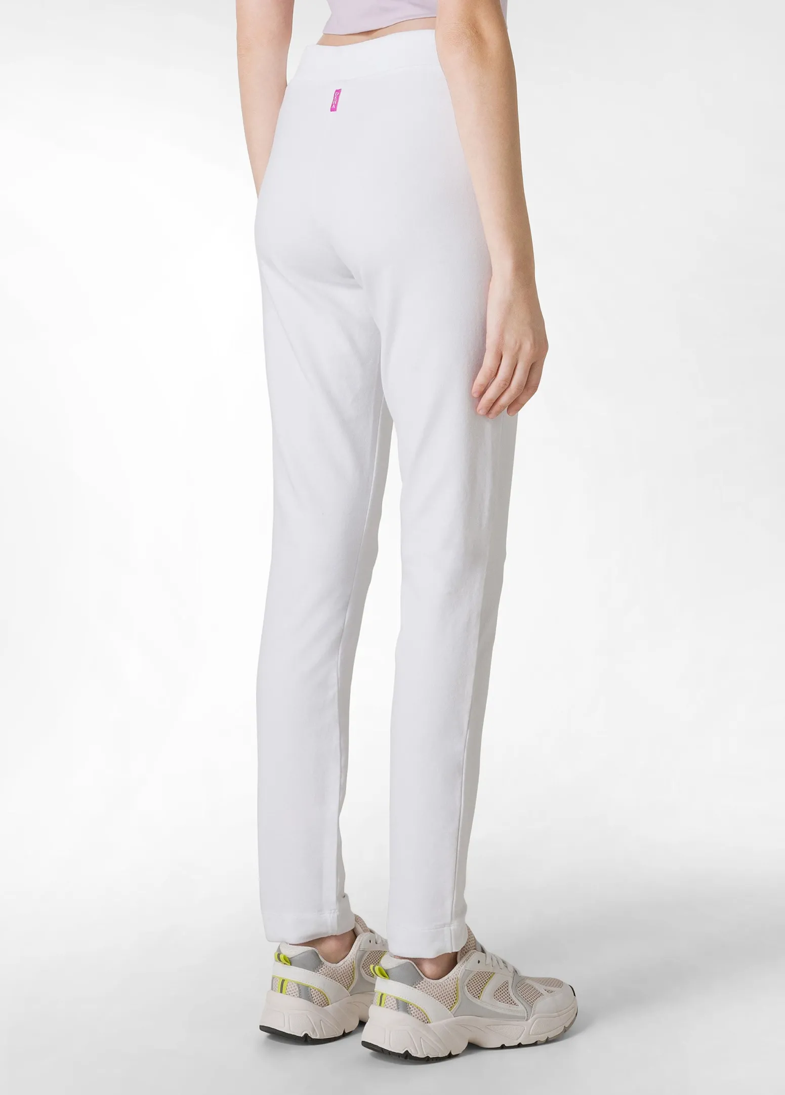 DEHA Pantaloni*Pantalone Core In Felpa Leggera Bianco