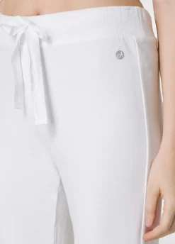 DEHA Pantaloni*Pantalone Core In Felpa Leggera Bianco