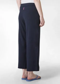 DEHA Pantaloni*Pantalone Cropped In Maglia Blu