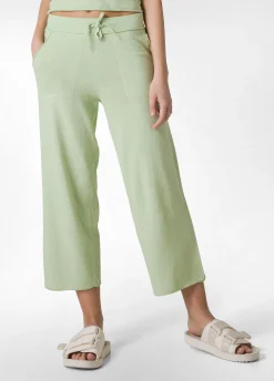 DEHA Pantaloni*Pantalone Cropped In Maglia Verde